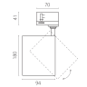 Светильник LIGHTSTAR CANNO PRO C4407QT